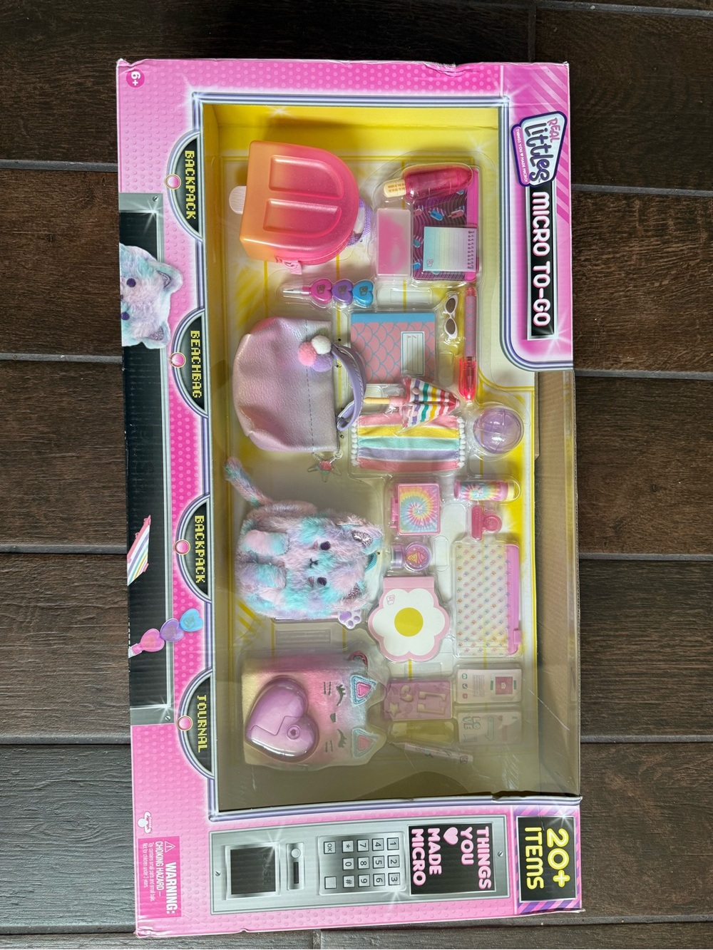 Real Littles Micro To-Go Accessory Set - Pink & Pastel